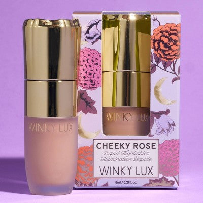 Winky Lux Cheeky Rose Liquid Highlighter - Moonlight - 0.21 fl oz