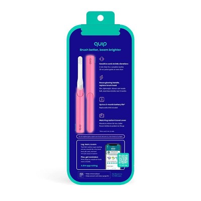 quip Kid's Sonic Electric Toothbrush - Dark Pink