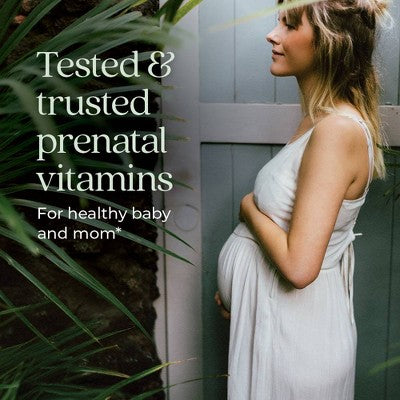 New Chapter Prenatal with Methylfolate + Choline One Daily Multivitamin Tablets - 30ct: Certified Gluten-Free, Kosher