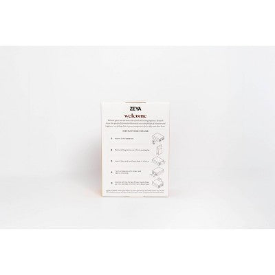 ZEYA Portable Fragrance Diffuser Starter Kit - White: Grapefruit, Blackberry, Vetiver Scents