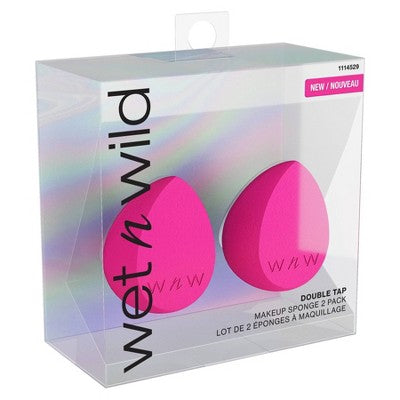 Wet n Wild Double Tap Makeup Sponge - 2pk- Pink