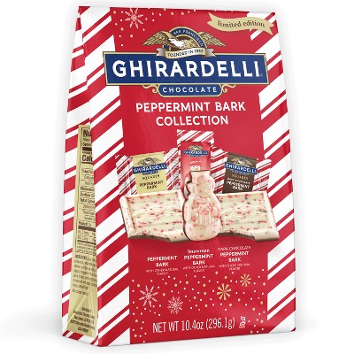 Ghirardelli Christmas Candy Peppermint Bark XL Bag - 10.4oz