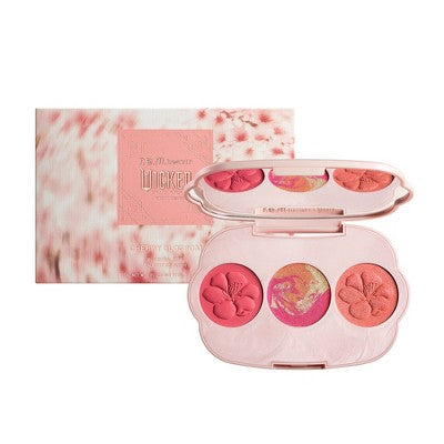 r.e.m. beauty Wicked For Good Cherry Blossom Blush Palette - Warm Coral - 0.27 fl oz - Ulta Beauty: Brightening, Cheek Application, Buildable Coverage