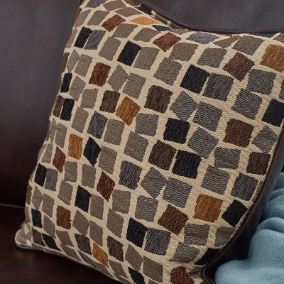 73" Palisades Sofa Chestnut Brown - Serta: Bonded Leather Upholstery, Wood Frame, Seats 2 (LOCAL PICKUP ONLY)