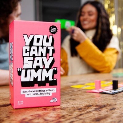 Big Potato You Can't Say Ummm Board Game: Educational Party Game for 4+ Players, Includes Cards & Instructions