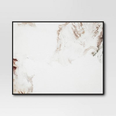 30" x 24" 2pk Marble Framed Printed Canvases Black/Tan - Threshold: Modern Abstract Digital Art, Polystyrene Frame (LOCAL PICKUP ONLY)