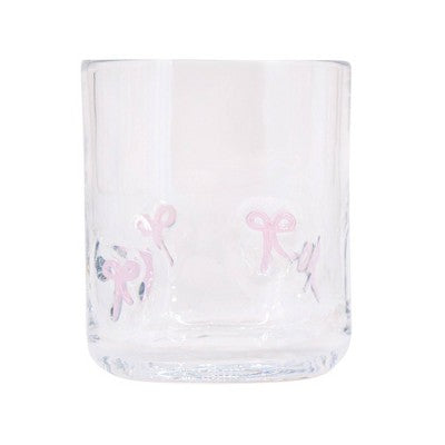 Madison Home 16 fl oz Icon Glass Tumbler Pink Bows