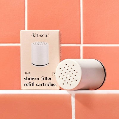 Kitsch The Shower Filter Refill Cartridge Replacement Water Filters and Cartridges - White