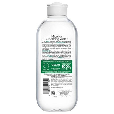 Garnier Micellar Water Purifying Facial Cleanser with Salicylic Acid Makeup Remover - 13.5 fl oz