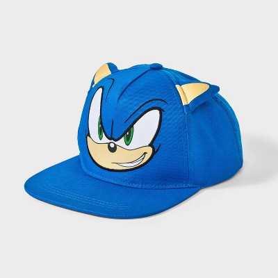 Boys' Sonic In Your Face Hat - Blue