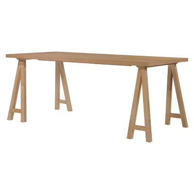 Sabine 71" Rectangular Farmhouse Wood Dining Table: Seats 8, Oak Finish - Christopher Knight Home (LOCAL PICKUP ONLY)