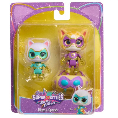Disney Junior SuperKitties Su-Purr Charged Bitsy and Sparks Figure Set