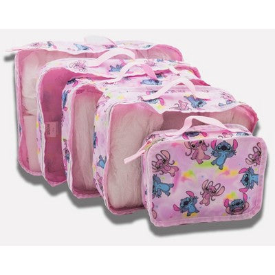 Disney Bluey Stitch 5pk Packing Cube - Stitch Pink