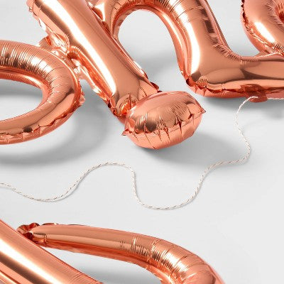Bride' Balloon Banner Rose Gold - Spritz. For Bachelorette Parties and Bridal Showers