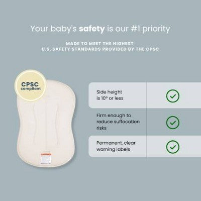 Snuggle Me Organic Curve Infant Lounger - Natural (LOCAL PICKUP ONLY)