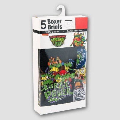 Boys' Teenage Mutant Ninja Turtles 5pk Boxer Briefs - 8