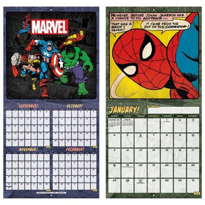 DateWorks 12"x12" 2026 Marvel Wall Calendar