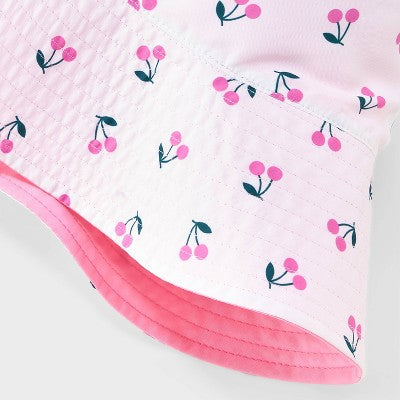 Girls' Cherries Reversible Bucket Hat - Cat & Jack? Pink