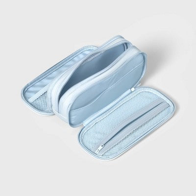 Large Multi Compartment Pouch Light Blue - up&up