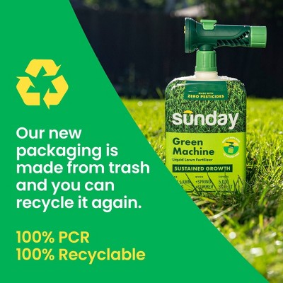 Sunday Green Machine Bottle Lawn Fertilizer 42.3 fl oz