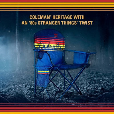 Coleman Stranger Things Quad Chair with Cooler (LOCAL PICKUP ONLY)