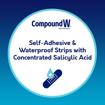 Compound W Maximum Strength One Step Plantar Wart Remover Foot Pads - 14 ct