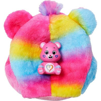 Barbie Cutie Reveal Care Bears Doll & Accessories, Series 2 Togetherness Bear with 10 Surprises