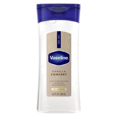Vaseline Comfort Moisturizing Gel Body Oil Vanilla - 6.8oz