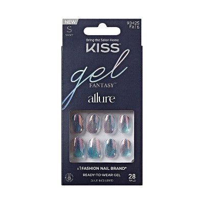 KISS Products Gel Fantasy Allure Fake Nails - Change Chance - 31ct