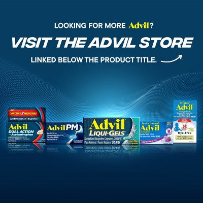 Advil Liqui-Gels Pain Reliever/Fever Reducer Liquid Filled Capsules - Ibuprofen (NSAID) - 160ct