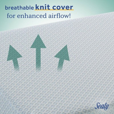 Sealy OMNI-Breathe Breathable & Sustainable Foam Crib Mattress PVC-Free - White (LOCAL PICKUP ONLY)
