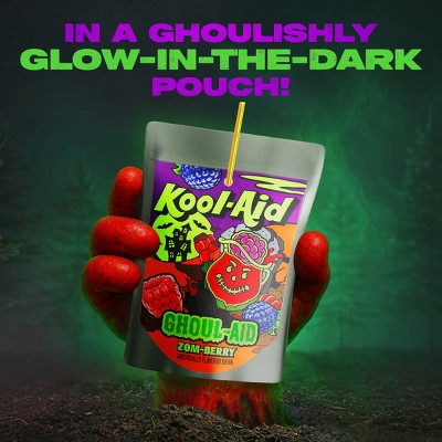 Kool-Aid Ghoul Aid Scary Berry Juice Boxes - 10pk/6 fl oz Pouches