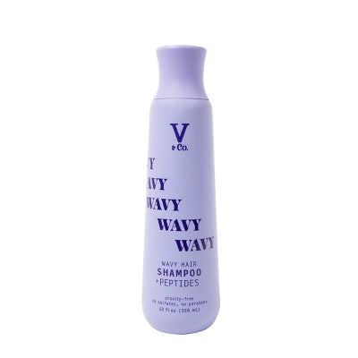 V&Co. Beauty Wavy Hair + Peptide Shampoo 12 fl oz