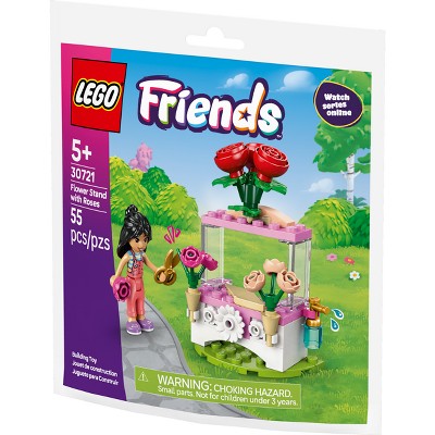LOT OF 30 LEGO Friends Flower Stand with Roses 30721