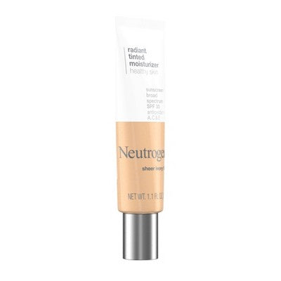 Neutrogena Healthy Skin Radiant Tinted Facial Lightweight Moisturizer with Vitamins A, C, & E, SPF 25 - Sheer Fair 20 - 1.1 fl oz
