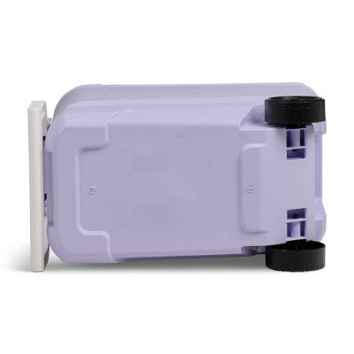 damage Igloo Wheelie 53 Cans/38qt Rolling Cooler - Lilac Breeze: Odor & Stain Resistant (LOCAL PICKUP ONLY)