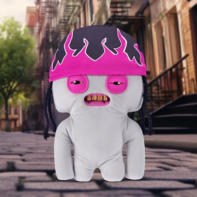 Fuggler 9" Fugg Life Squidge gray Stuffed Animal