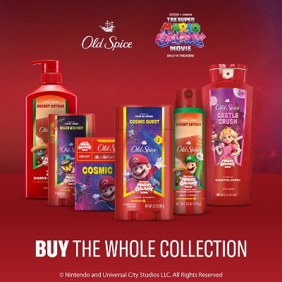 Old Spice x The Super Mario Galaxy 24/7 Odor Control Aluminum-Free Deodorant Body Spray - Desert Detour - 5.1 fl oz
