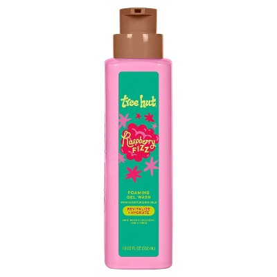 Tree Hut Foaming Gel Body Wash - Raspberry Fizz - 18 fl oz: Paraben-Free, Sulfate-Free, Vegan