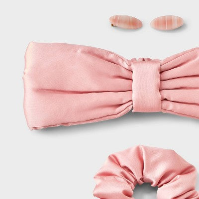 Spa Hair Set 3pk - A New Day Pink