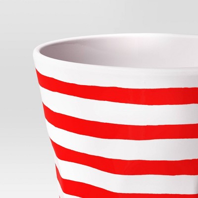 19oz Melamine Tumbler Red Striped - Room Essentials