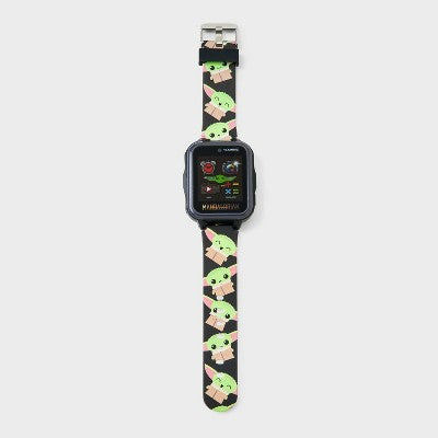 Boys' Mandalorian Light Up Interactive Smartwatch - Black/Green