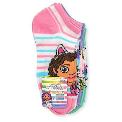 Girls' Gabbey's Dollhouse No Show Socks - Light Pink XS/S