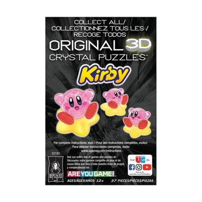 Bepuzzled 3D Crystal Puzzle - Nintendo Kirby 37pc