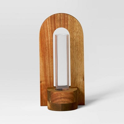 Wooden Arch Propagation Natural Wood 4.17"x3.74"x9.96" - Threshold