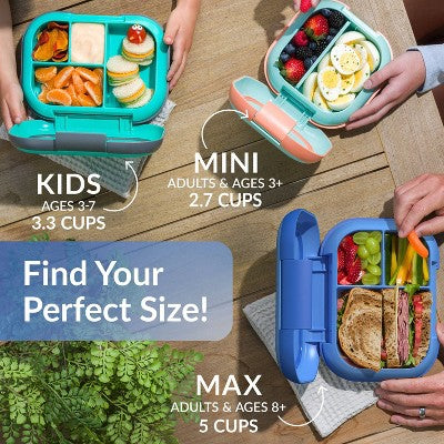 Bentgo Chill Max Leak Proof Lunch Box - Cobalt and Blue Horizon