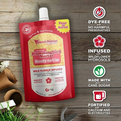 Nature's Way Bird Products 8.5oz Sweet-Nectar Hummingbird Bag Ready-to-Use