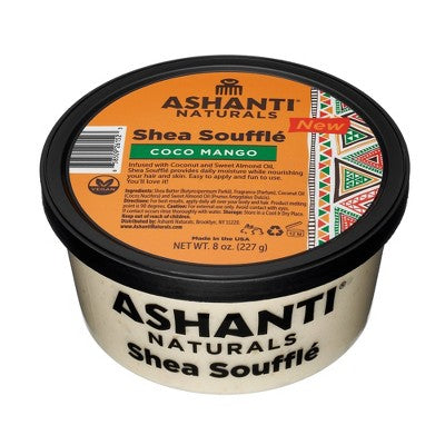 Ashanti Whip Shea Souffle Coco Mango Hair Wax - 8 fl oz