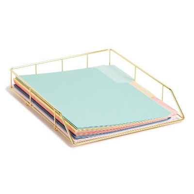 U Brands 24ct Super TabFile Folders - Two Toned