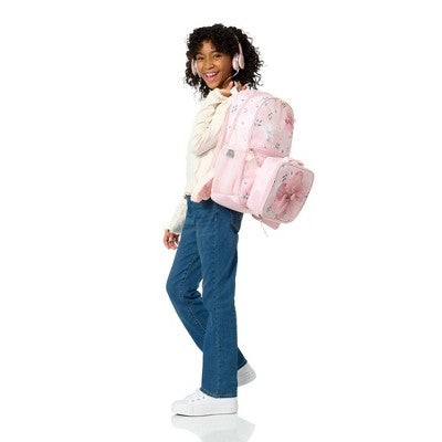 Locker Club Backpack Set with Lunch Box and Headphones - Flower